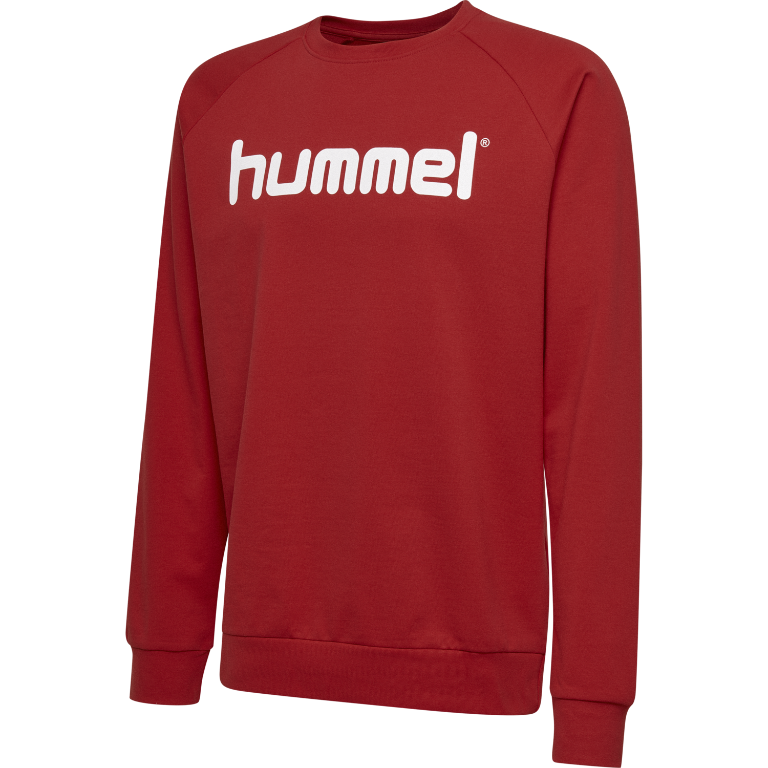 HMLGO KIDS COTTON LOGO SWEATSHIRT, TRUE RED, packshot