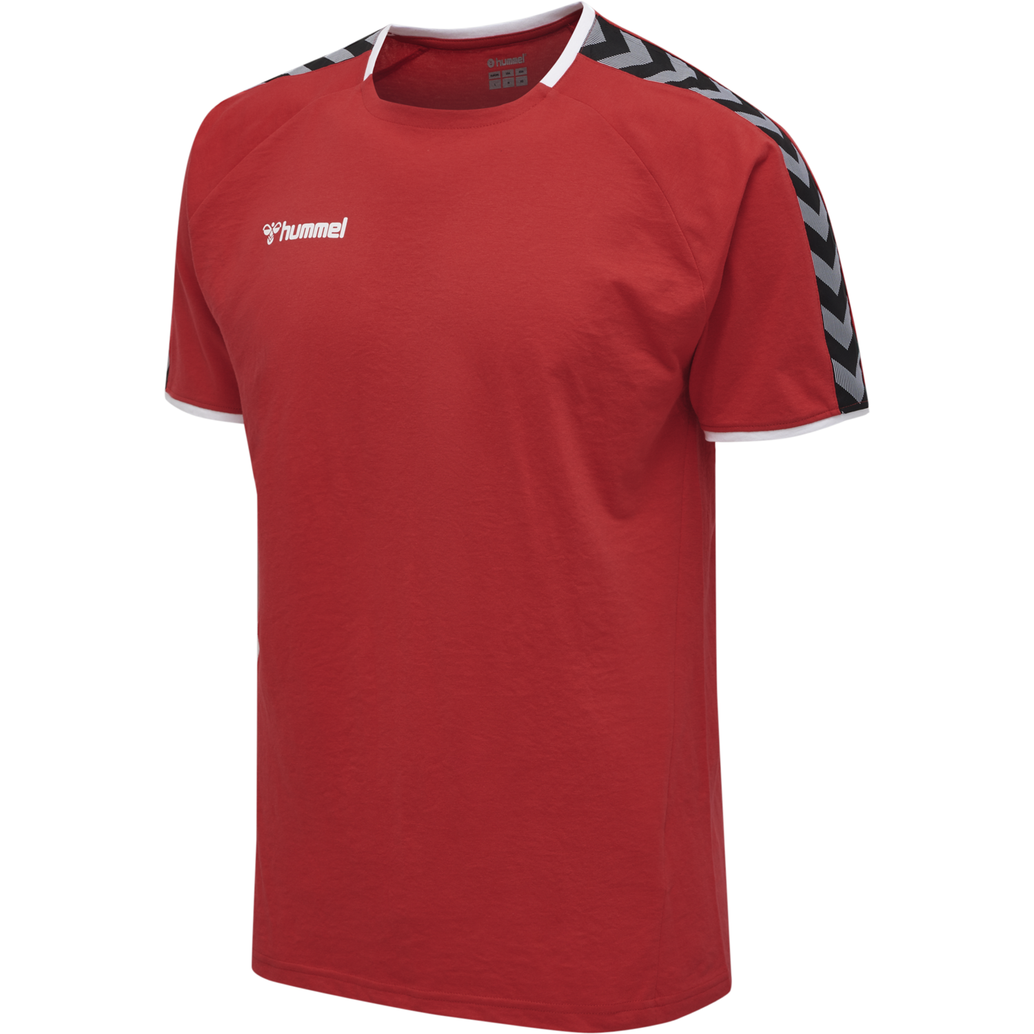 hmlAUTHENTIC TRAINING TEE, TRUE RED, packshot