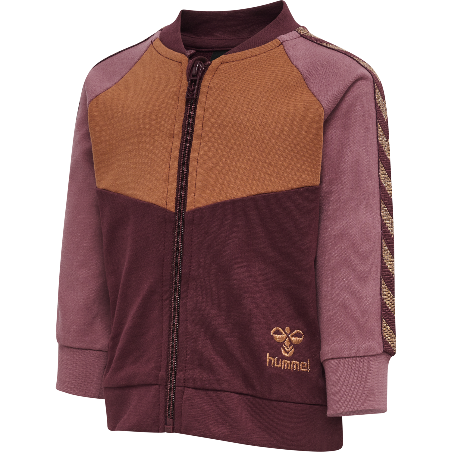 hmlPUK ZIP JACKET, WINDSOR WINE, packshot