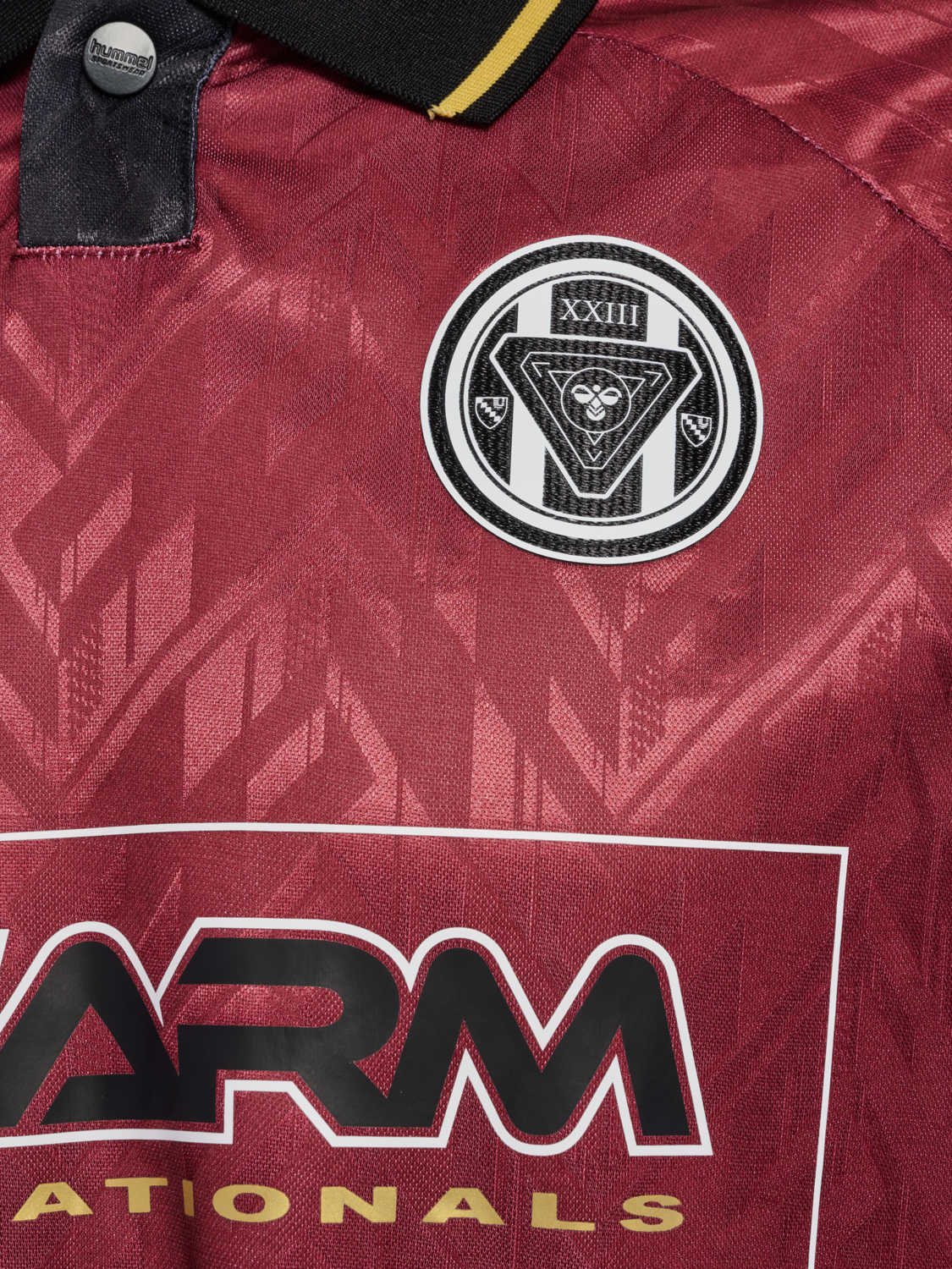 hmlLOOSE BAY SOCCER JERSEY S/S, SYRAH, packshot