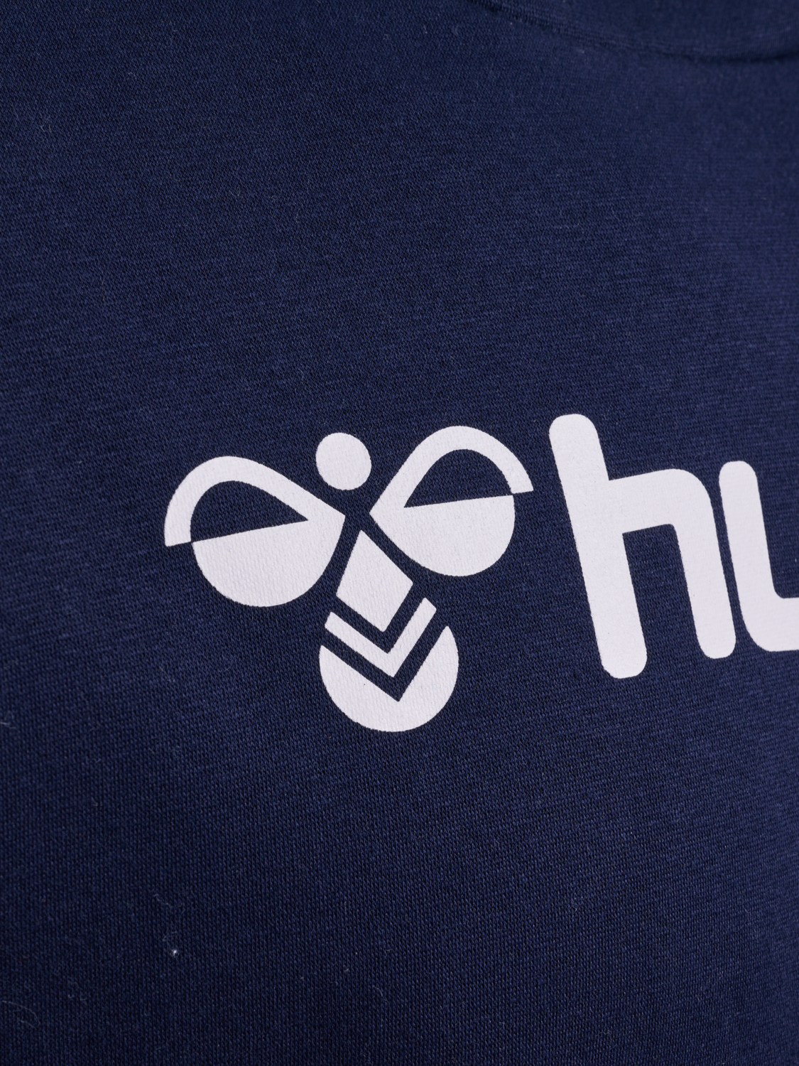 hmlMOVER COTTON HOODIE, MARINE, packshot