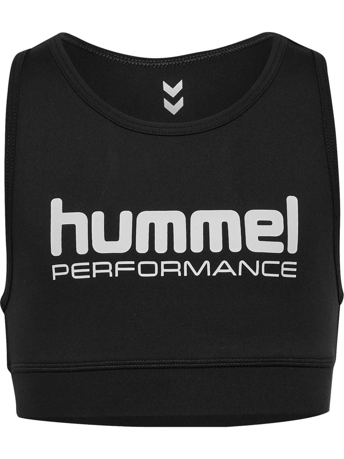 hmlJR PULSE SHORT TOP, BLACK, packshot