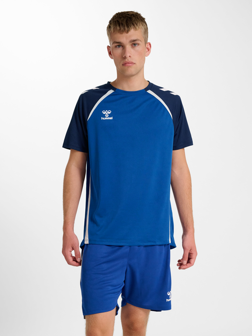 hmlLEAD 2.0 JERSEY S/S, TRUE BLUE/MARINE, model