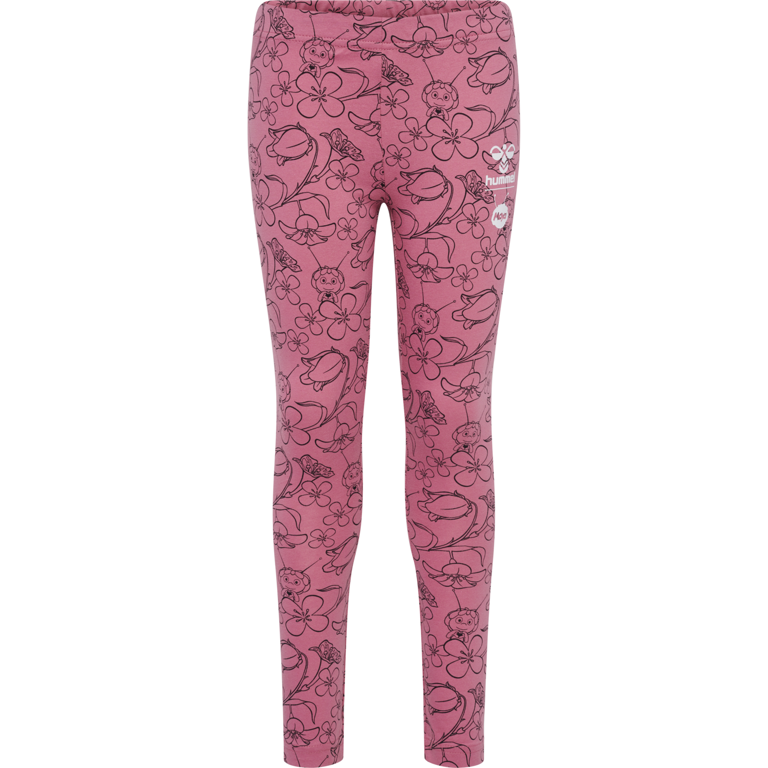 hmlMAYA FLOWER AOP ONZE TIGHTS, HEATHER ROSE, packshot