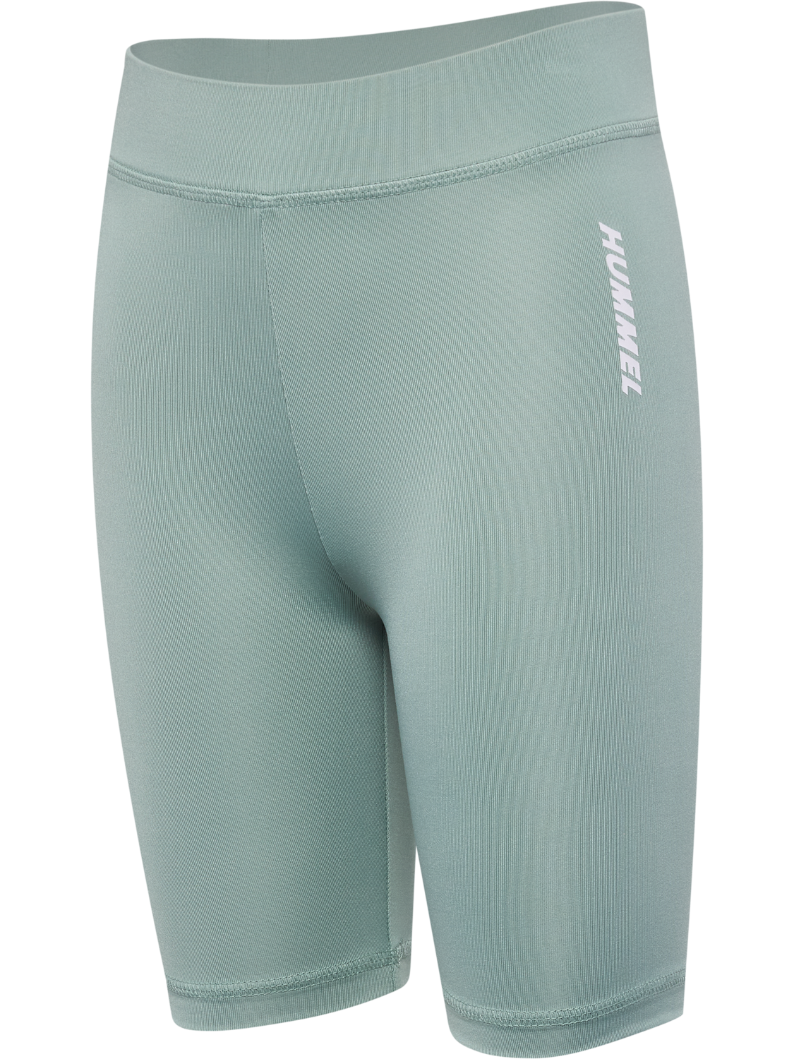 hmlLUNA TIGHTS SHORTS, ICEBERG GREEN, packshot