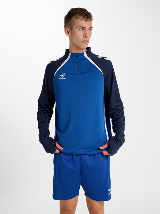 hmlLEAD 2.0 HALF ZIP, TRUE BLUE/MARINE, model