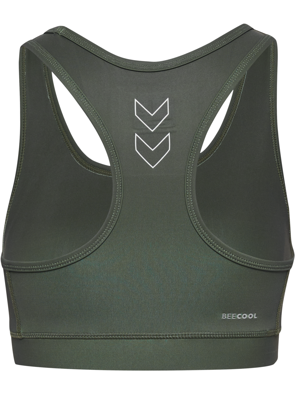 hmlTE FUNDAMENTAL SPORTS BRA, CLIMBING IVY, packshot