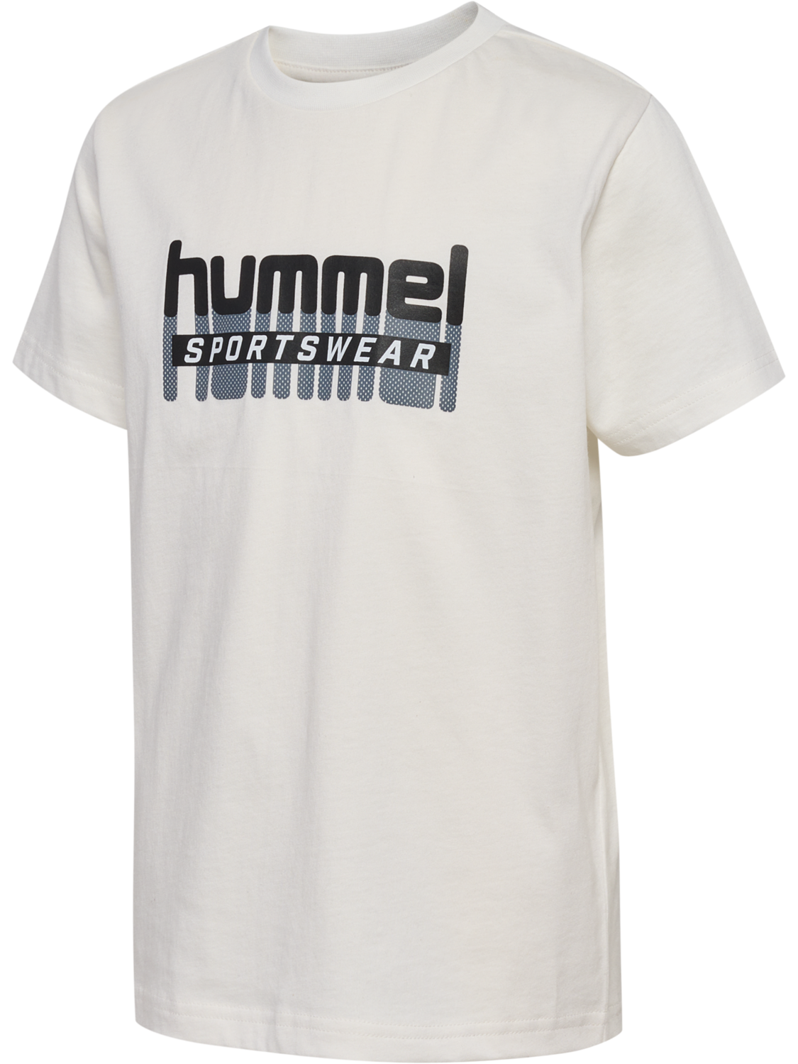 hmlTUKAS T-SHIRT S/S, MARSHMALLOW, packshot