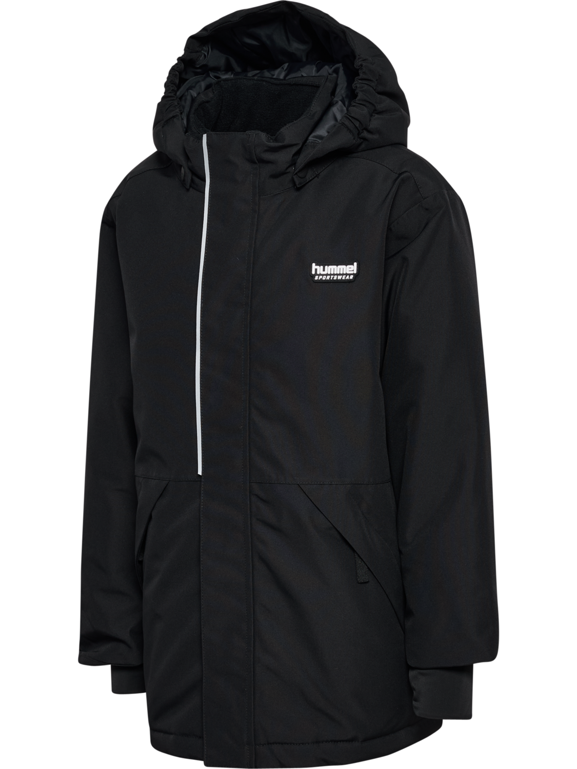 hmlJR SNOW JACKET WP 10K, BLACK, packshot
