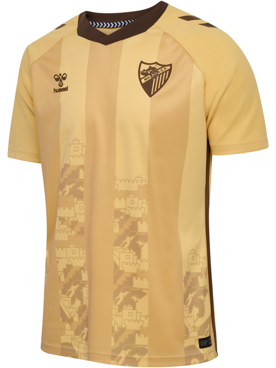 MCF 24/25 GIBRALFARO JERSEY S/S, NEW WHEAT WO SPONSOR, packshot