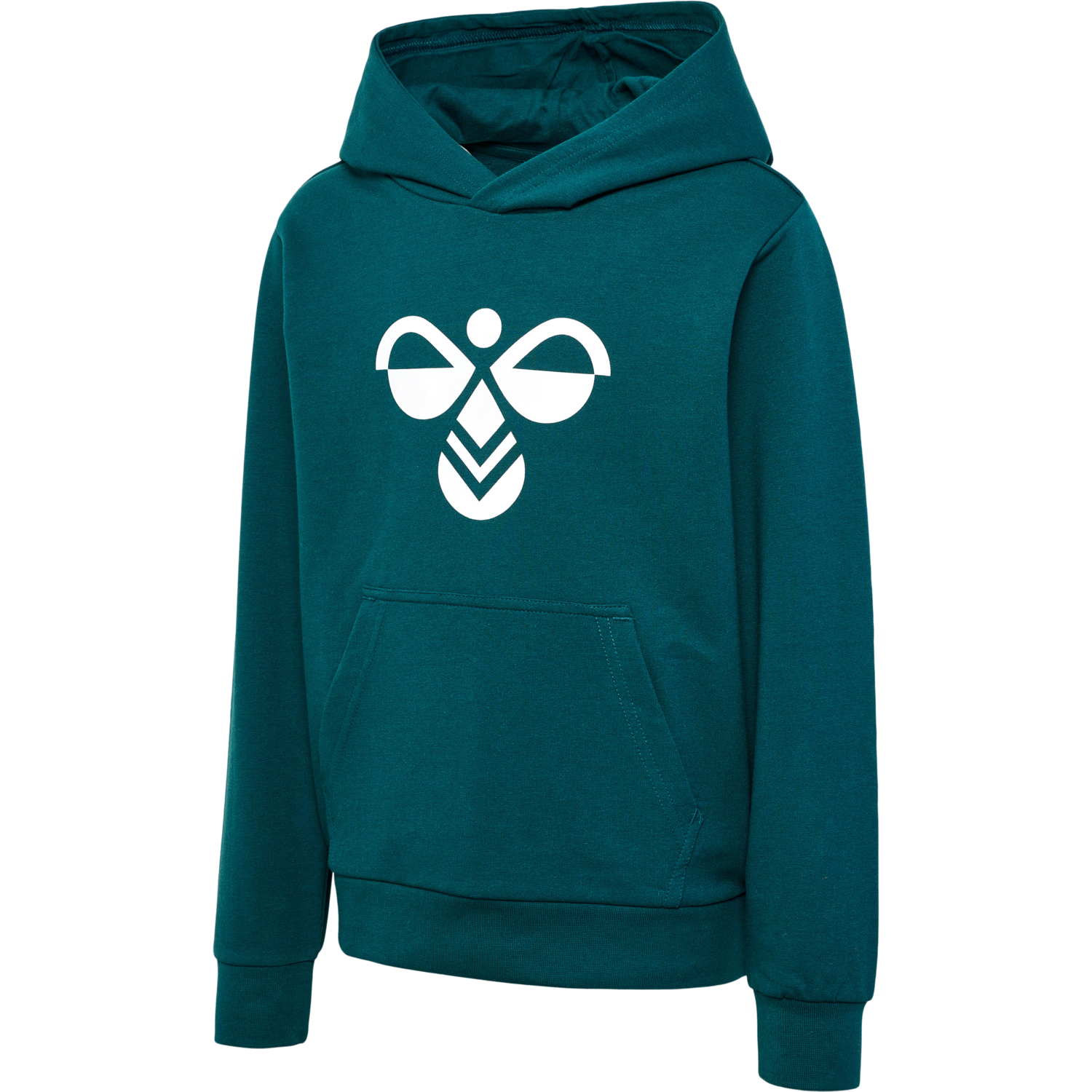 hmlCUATRO HOODIE, DEEP TEAL, packshot
