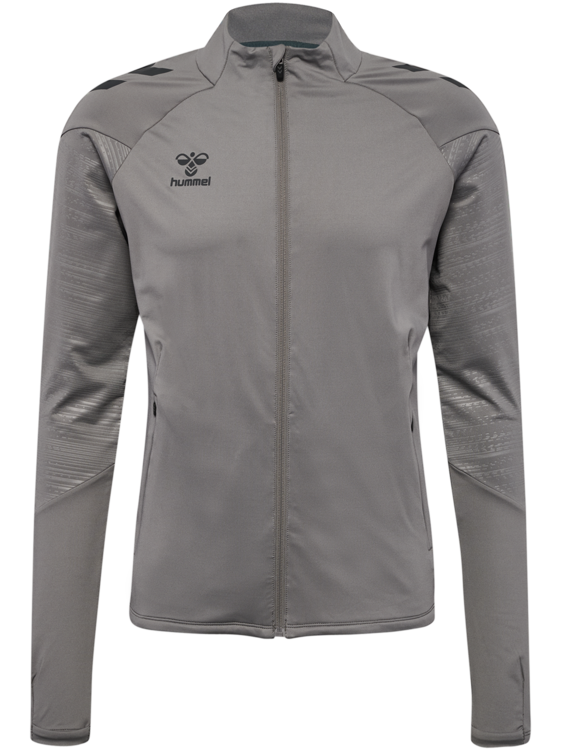 hmlPRO TRAINING ZIP JACKET, STEEL GRAY, packshot