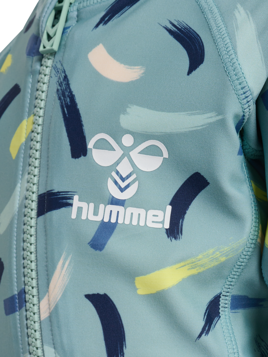 hmlMORGAT SWIM SUIT, BLUE SURF, packshot