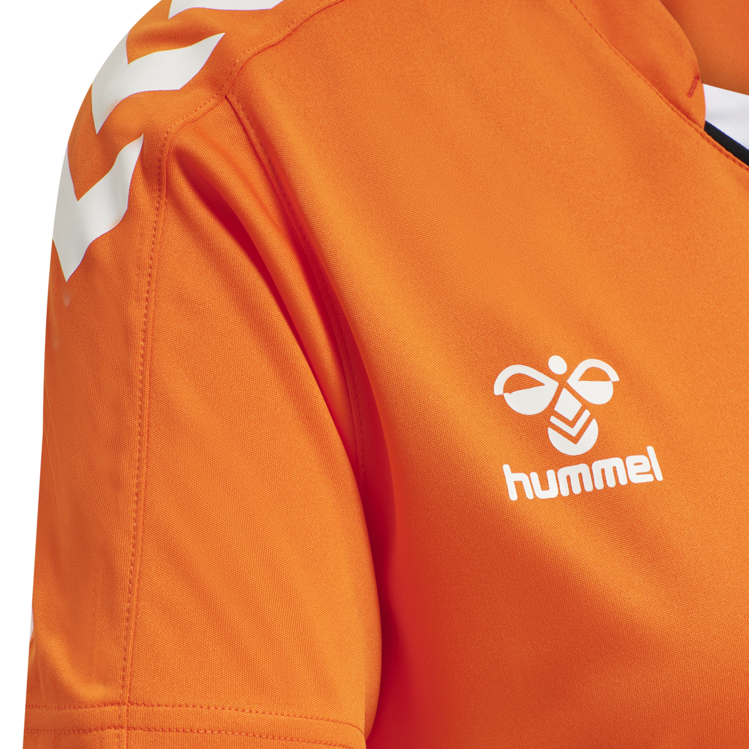 hmlCORE XK POLY JERSEY S/S WOMAN, ORANGE TIGER, packshot