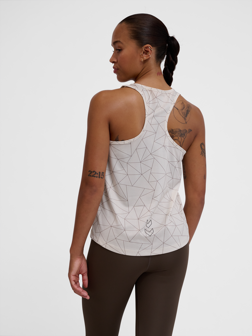 hmlCOURT AOP LIGHT WEIGHT TANKTOP W, LIGHT GREY, model