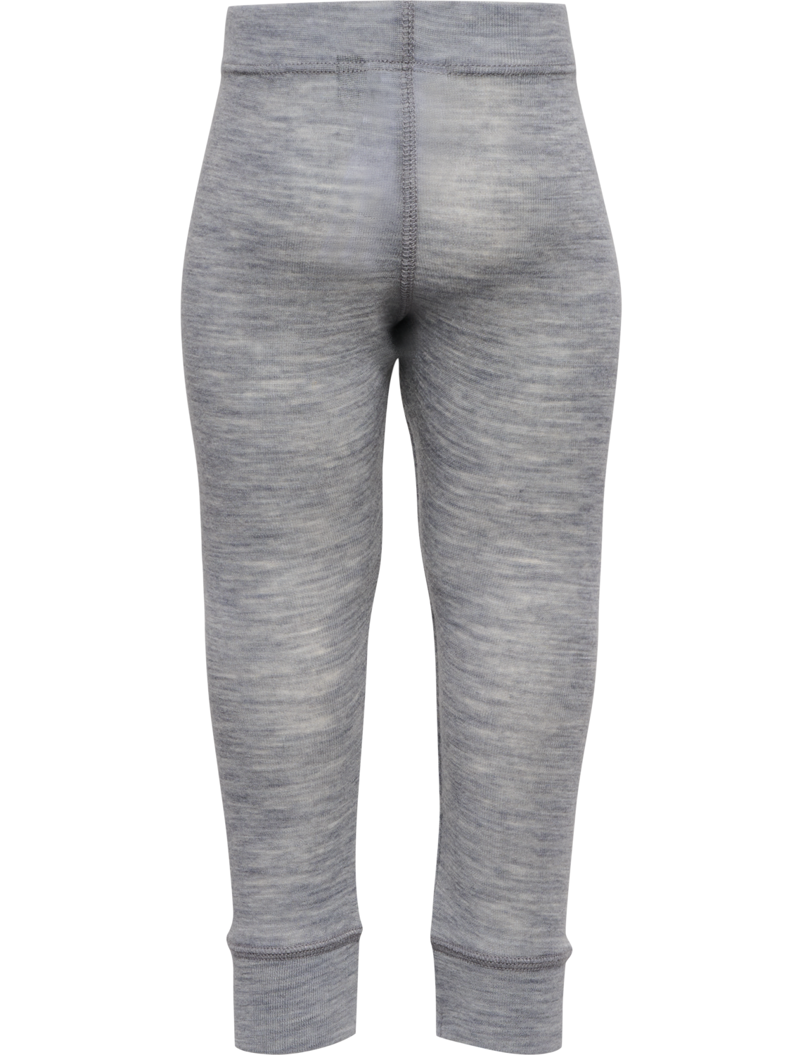 hmlMINI WOOL RIB TIGHTS, GREY MELANGE, packshot