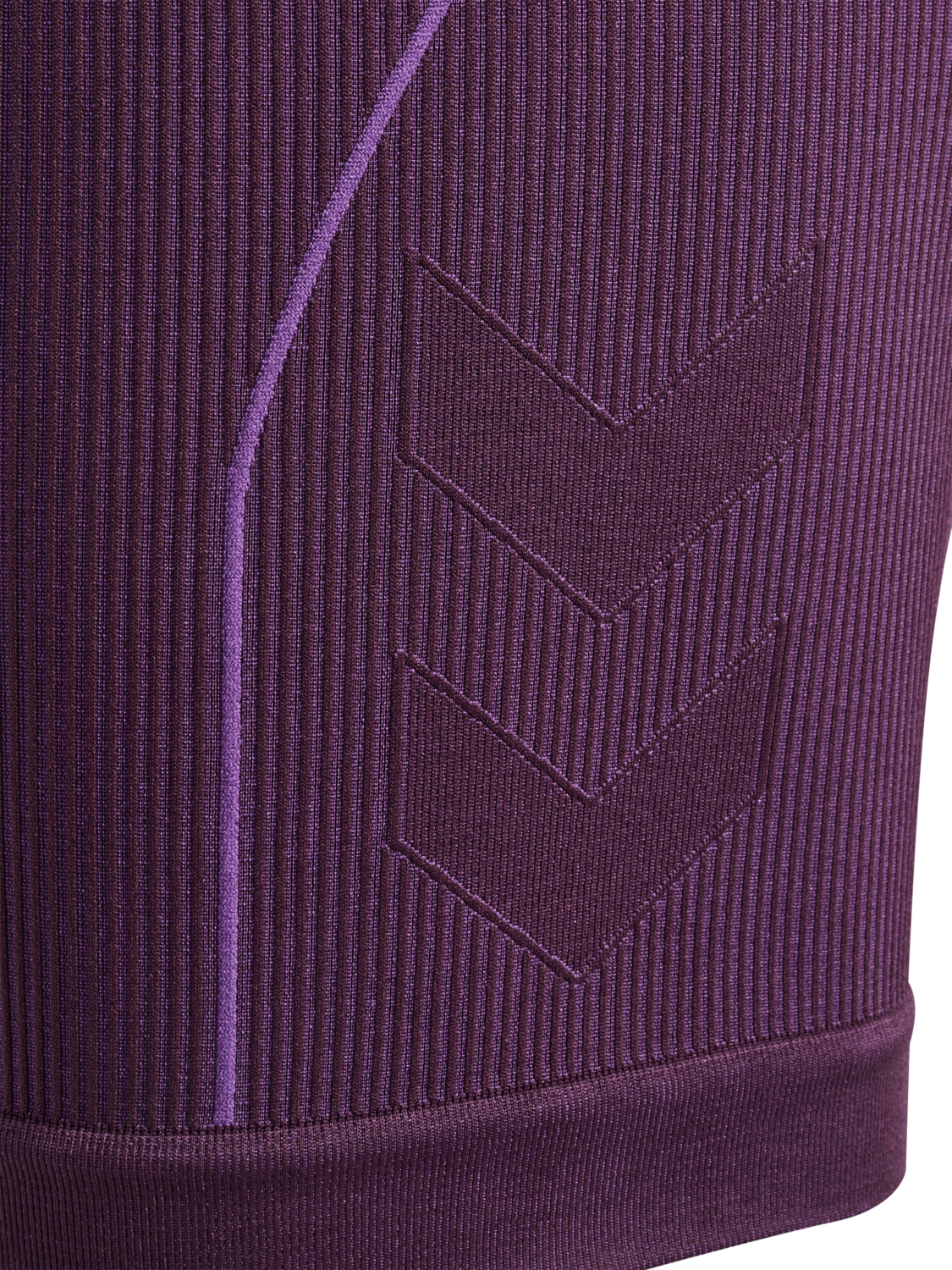 hmlTE CHRISTEL SEAMLESS SHORTS, PLUM PERFECT/BELLFLOWER MELAN, packshot