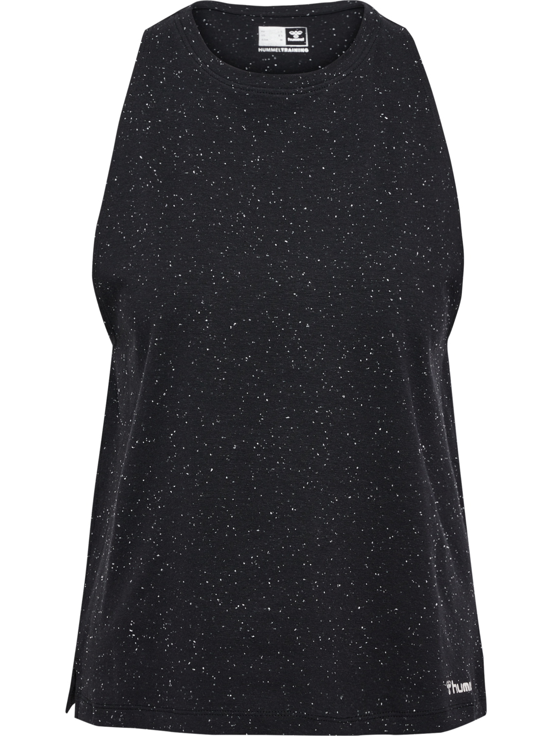 hmlMT ULTRA TOP, BLACK MELANGE, packshot