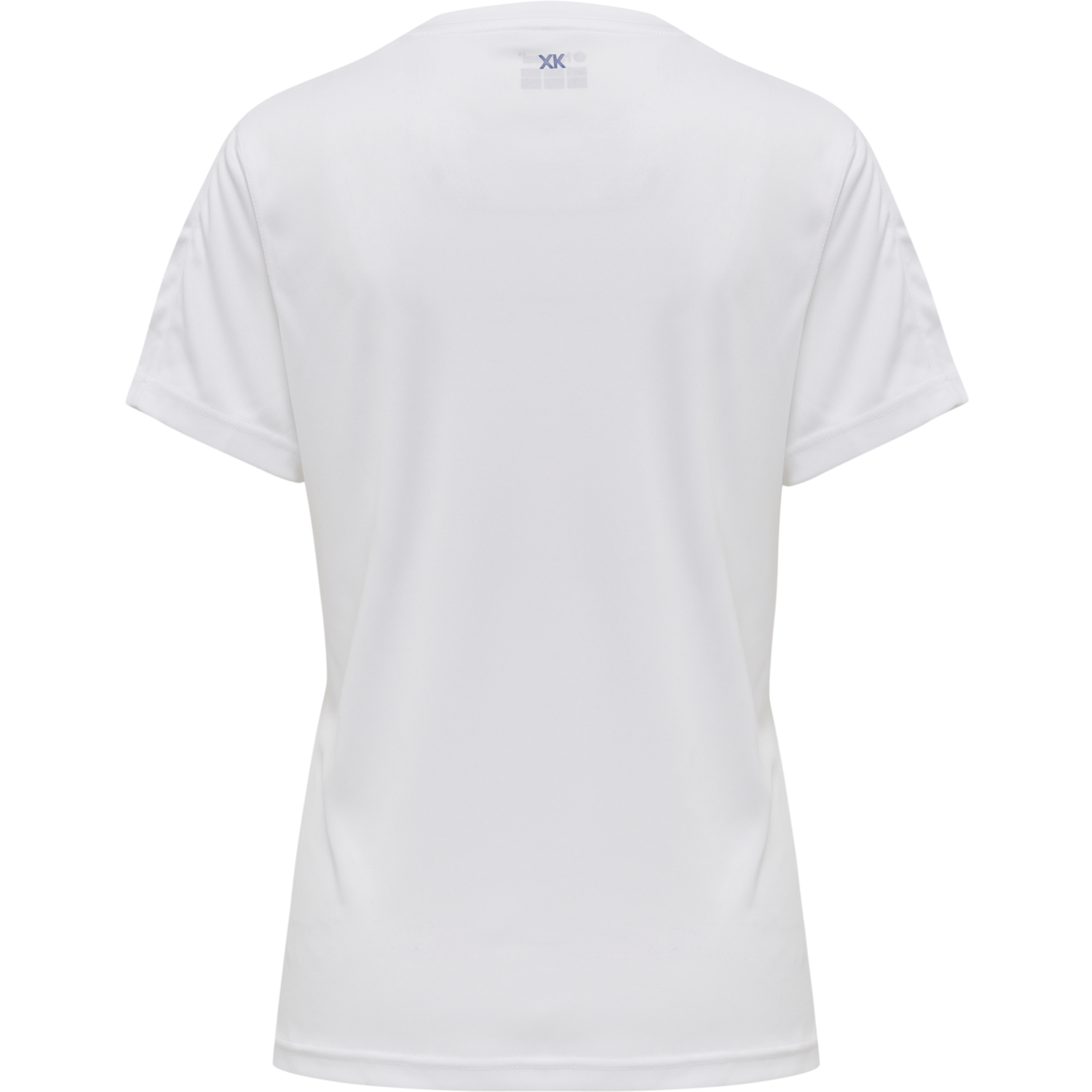 hmlCORE XK POLY JERSEY S/S WOMAN, WHITE/TRUE BLUE, packshot