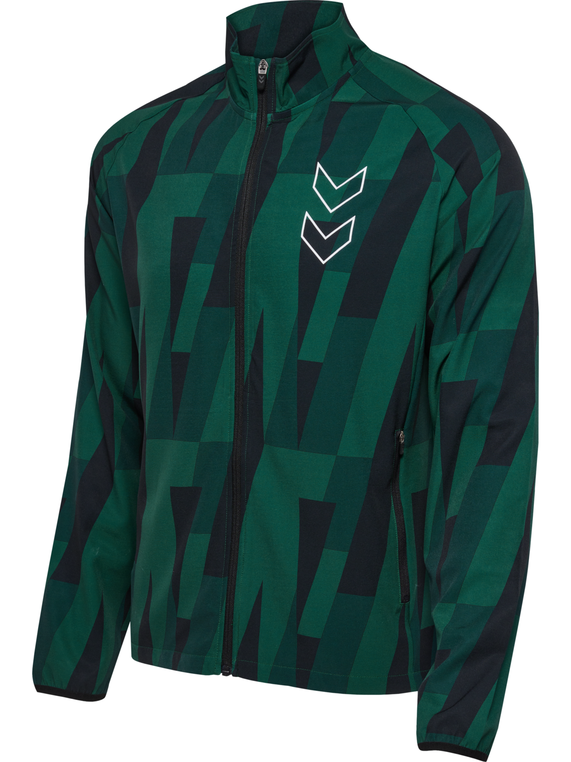 hmlCOURT AOP JACKET, RAIN FOREST, packshot