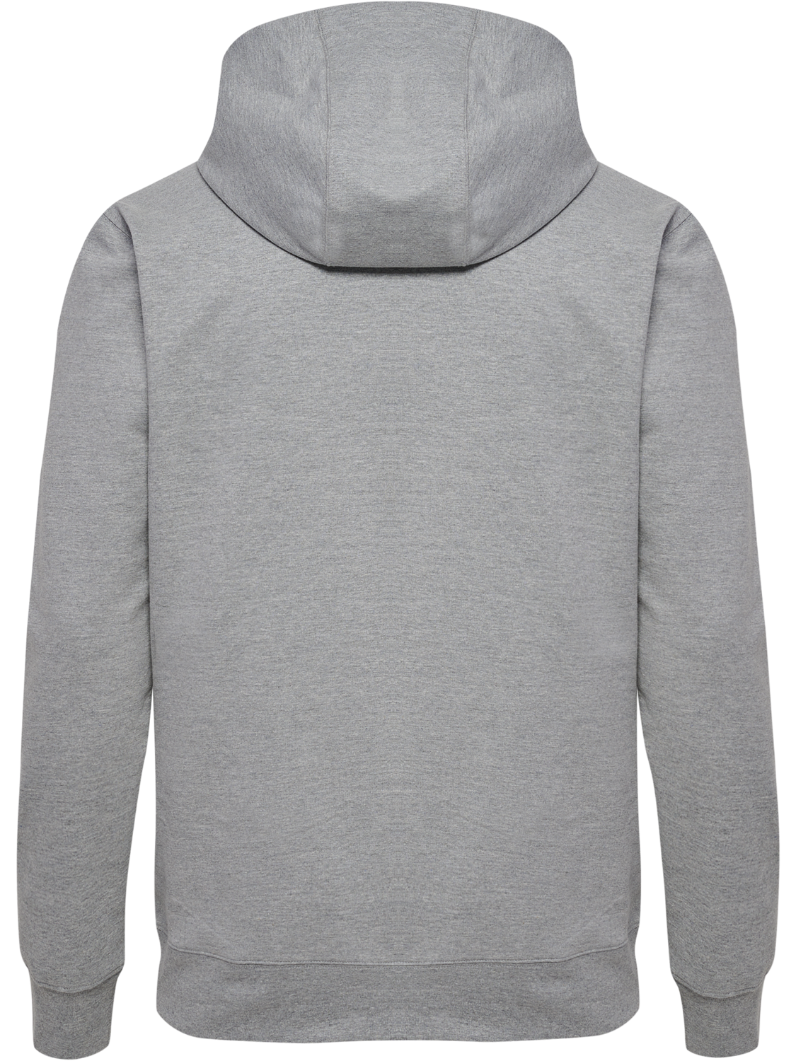 hmlGO 2.0 LOGO HOODIE, GREY MELANGE, packshot
