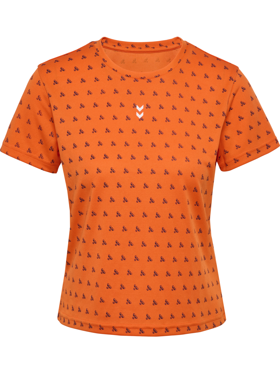 hmlFAST WORKOUT W T-SHIRT S/S, DUSTY ORANGE, packshot