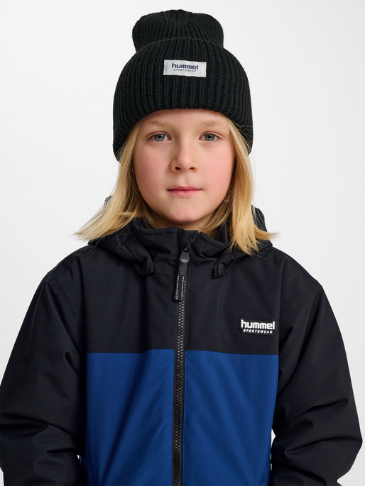 hmlJR BLOCK SNOWSUIT WP, ESTATE BLUE, model