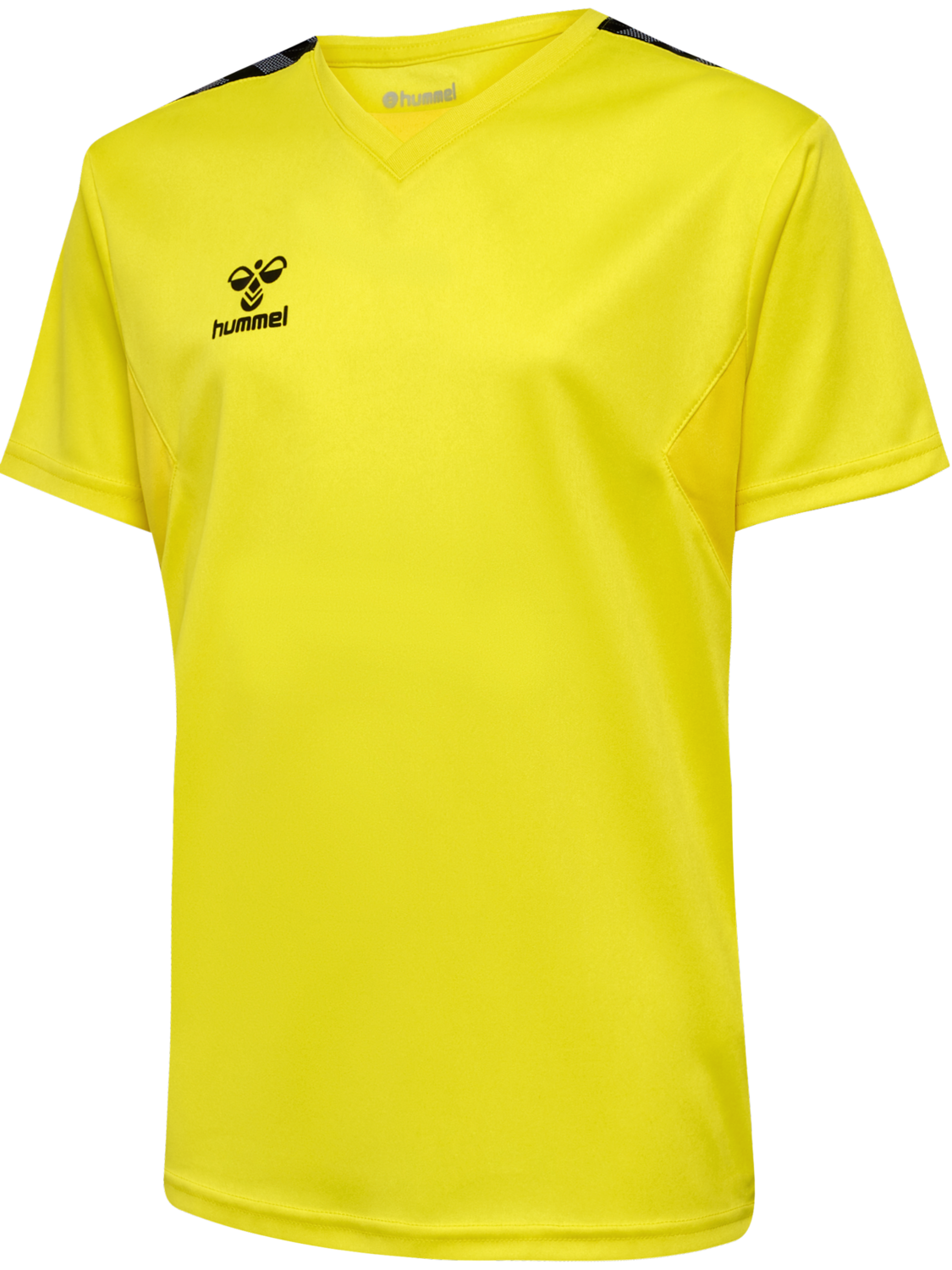 hmlAUTHENTIC PL JERSEY S/S KIDS, BLAZING YELLOW, packshot