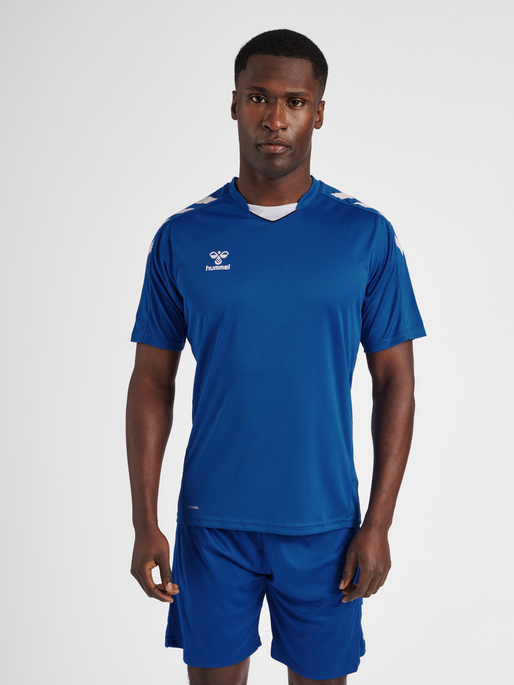 hmlCORE XK POLY JERSEY S/S, TRUE BLUE, model