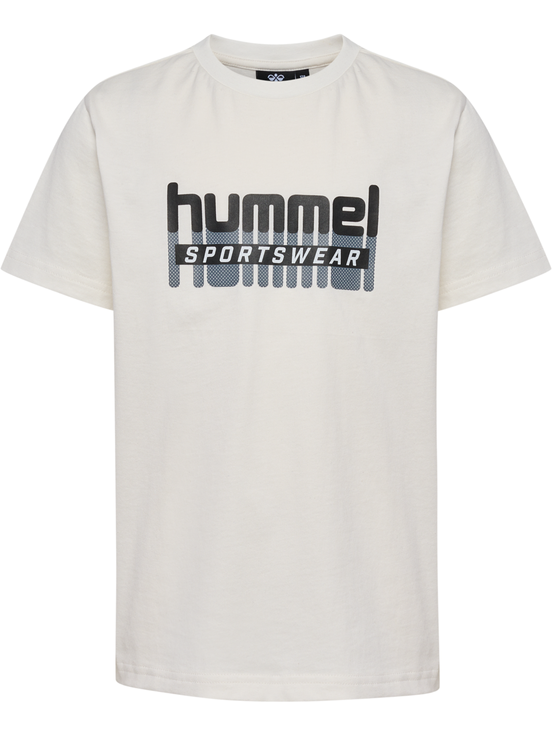 hmlTUKAS T-SHIRT S/S, MARSHMALLOW, packshot