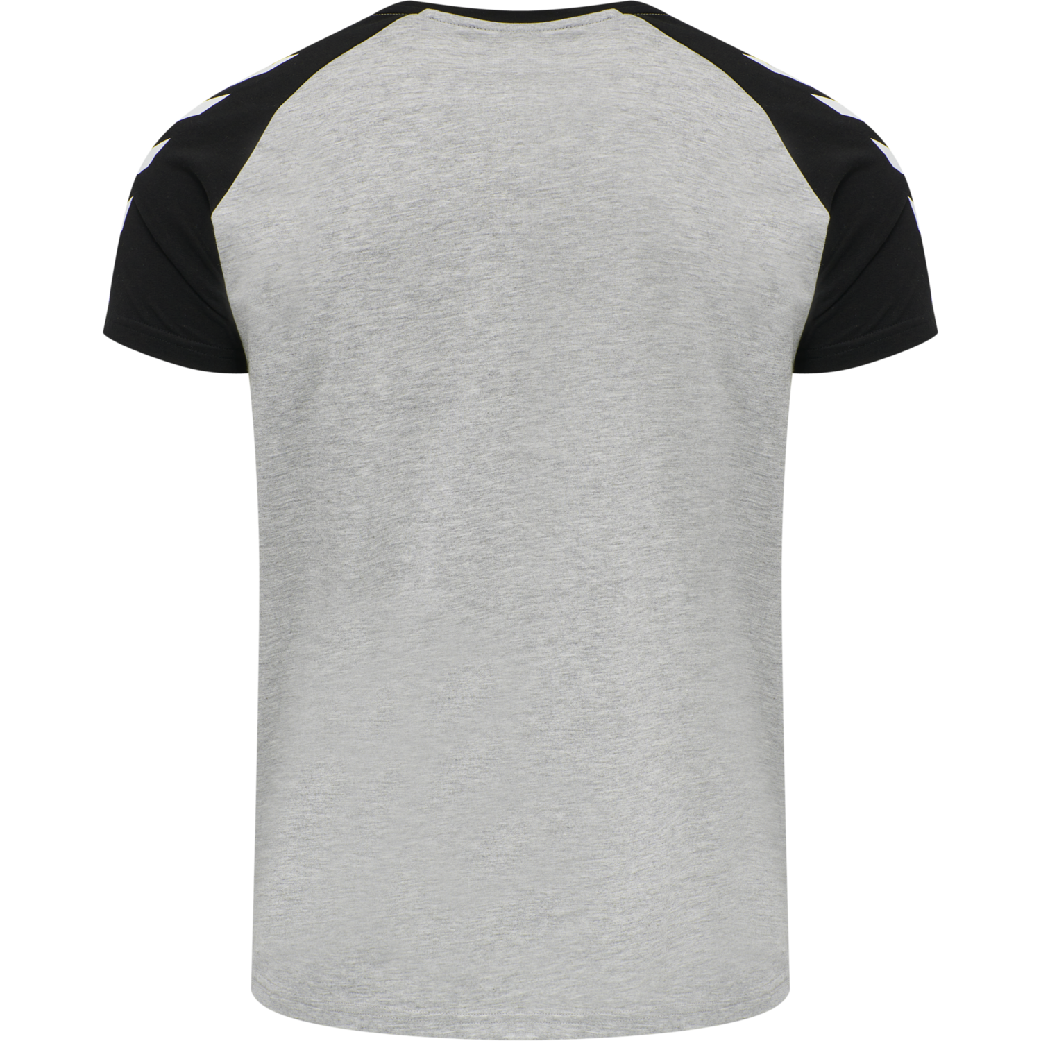 hmlLEGACY BLOCKED T-SHIRT, GREY MELANGE, packshot