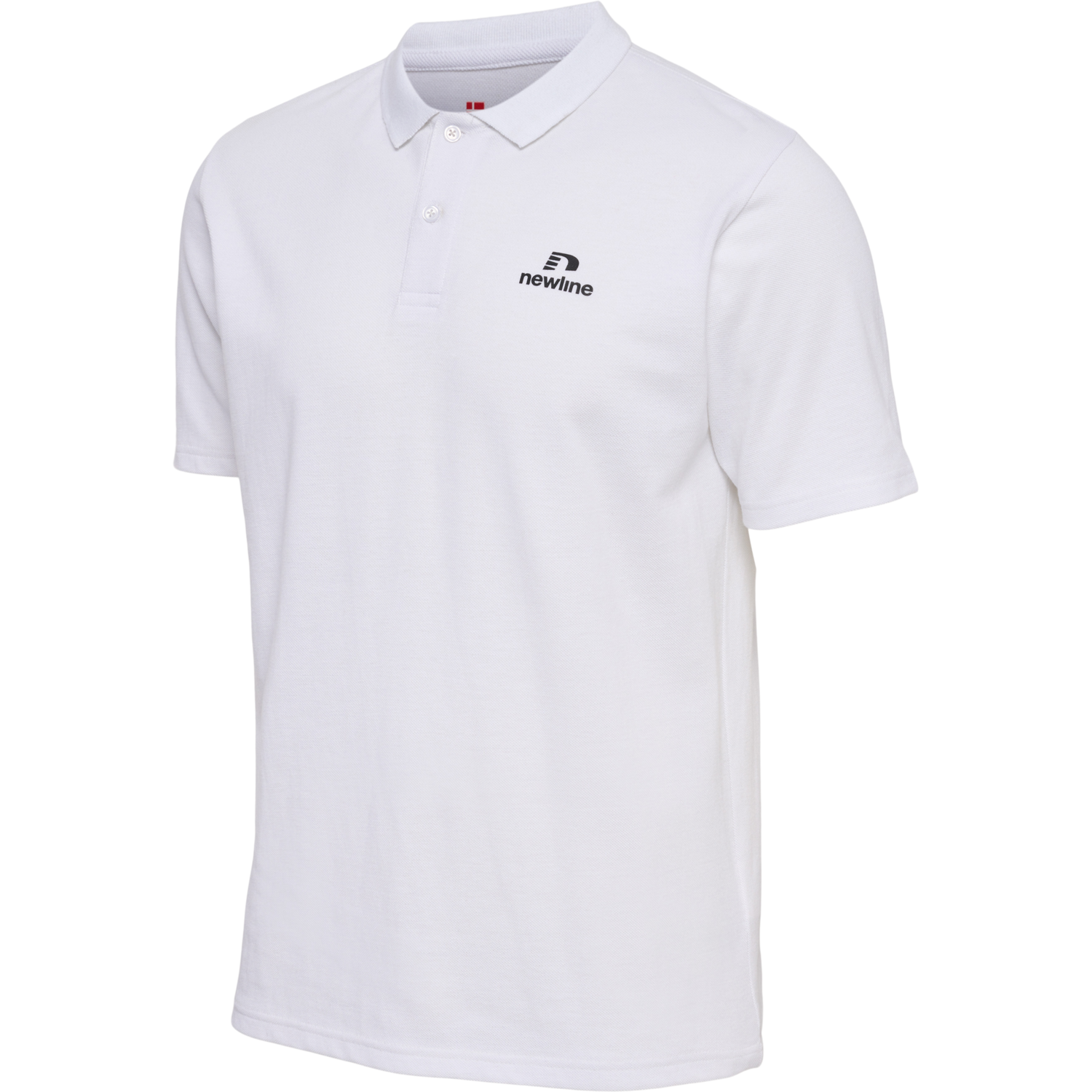 nwlLEA COTTON POLO MEN, WHITE, packshot