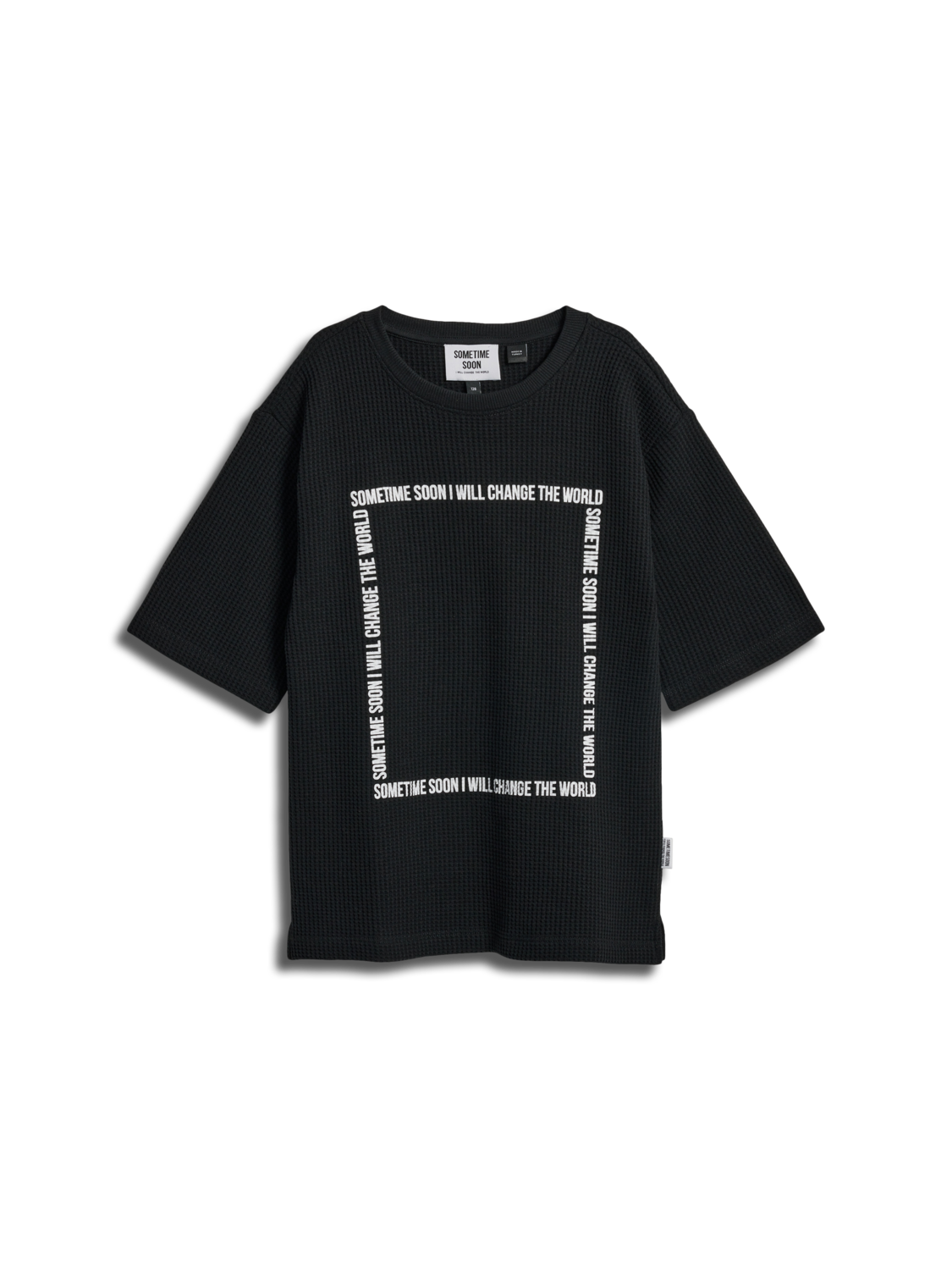 stsJACOB T-SHIRT S/S, BLACK, packshot