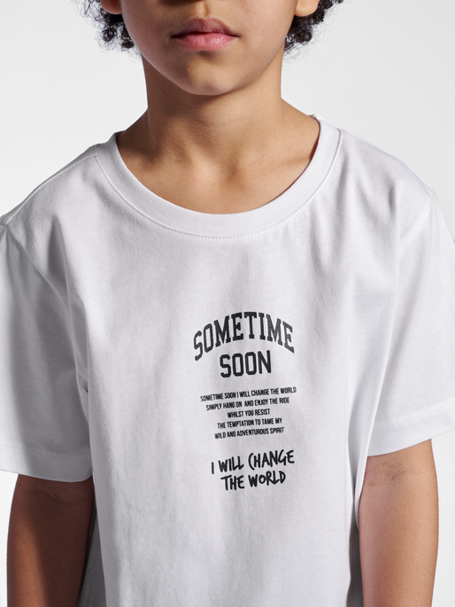 stmDIMAS T-SHIRT S/S, BRIGHT WHITE, model