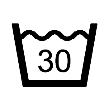 Prac w pralce w temp. maks. 30°C